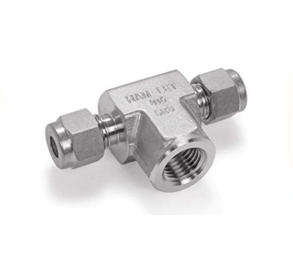 RACOR UNIÓN EN TEE INOX 316 OD X NPT HEMBRA